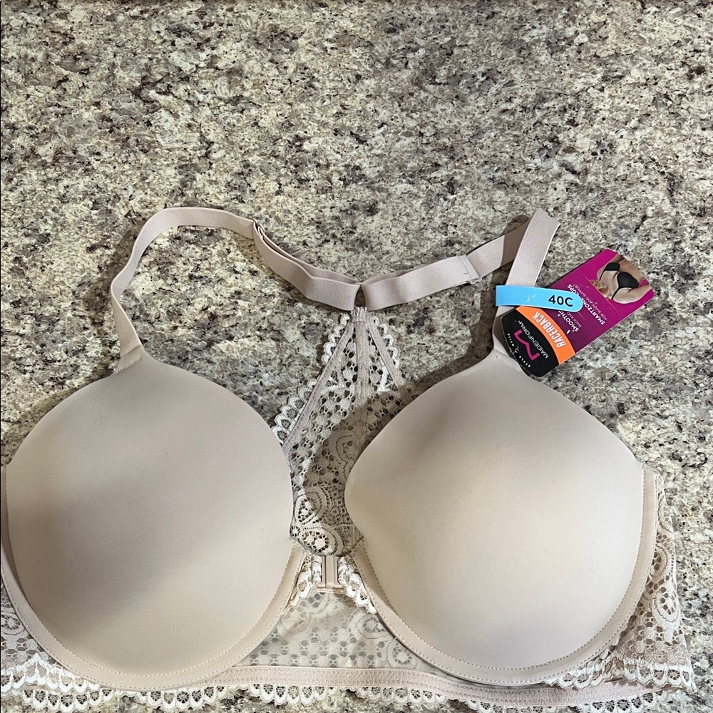 Maidenform Beige Lace Detail Bra